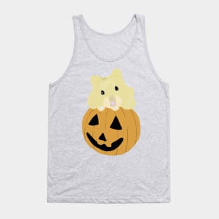 Hamster in a Pumpkin Tank Top